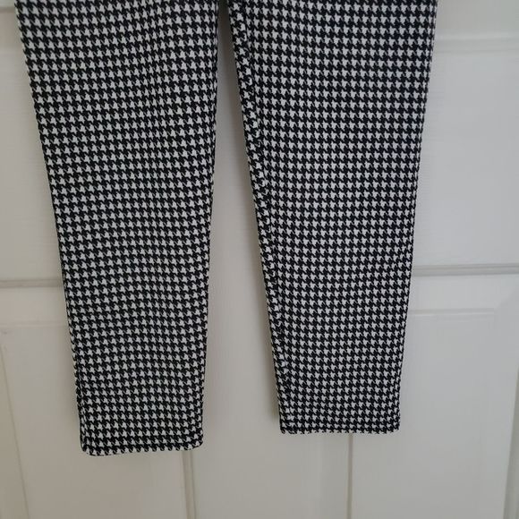 Nasty Gal Stop Houndstooth-ing Me‎ Hi Rise Leggings Pants Size 4 - Picture 6 of 13